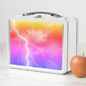 schockierender Blitzschlag Metall Brotdose (Beispiel)