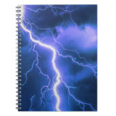 schockierender Blitzschlag Notizblock (Vorderseite)