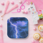 schockierender Blitzschlag Pappteller (Party)