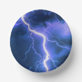 schockierender Blitzschlag Pappteller (Vorderseite)