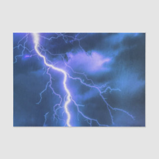 schockierender Blitzschlag Seidenpapier