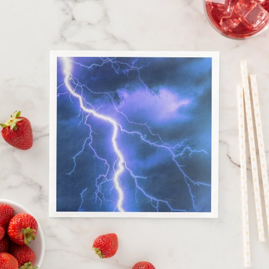 schockierender Blitzschlag Serviette (Beispiel)