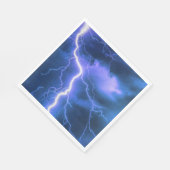 schockierender Blitzschlag Serviette (Ecke)