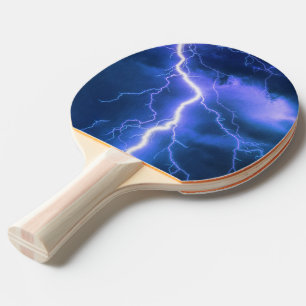 schockierender Blitzschlag Tischtennis Schläger