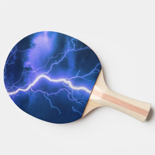 schockierender Blitzschlag Tischtennis Schläger (Seitenansicht)