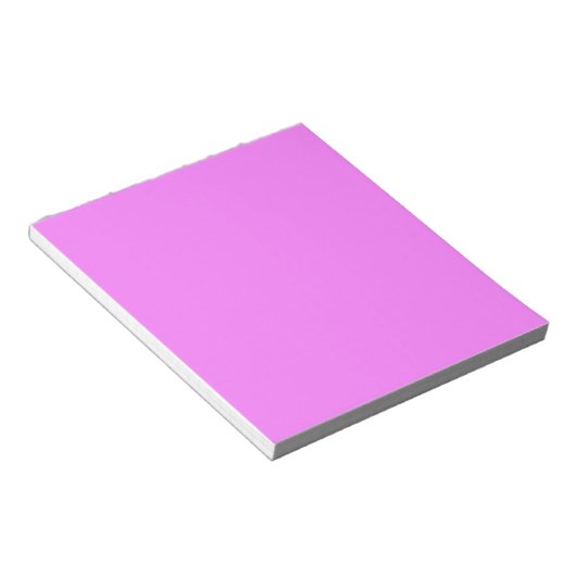 schockierender rosa Hexadezimalcode FB7EFD Notizblock (angewinkelt)