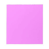 schockierender rosa Hexadezimalcode FB7EFD Notizblock (Vorderseite)