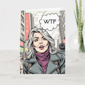 Schockiert über die Wiederwahl von Trump-Demokrat Karte (Vorderseite)