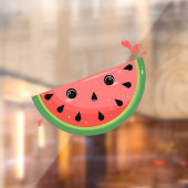 Schockierte Kawaii Watermelon Fensteraufkleber (Blatt 2)