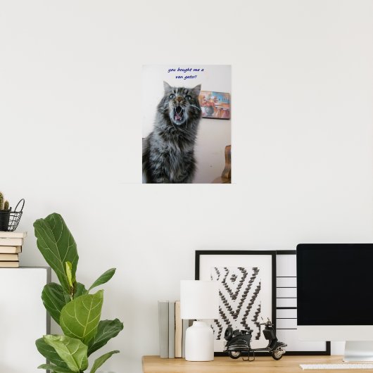 Schockierte Lieben Poster (Heimbüro)