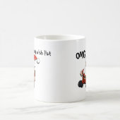 Schockierte Weihnachten des Weihnachtsmanns Kaffeetasse (Mittel)