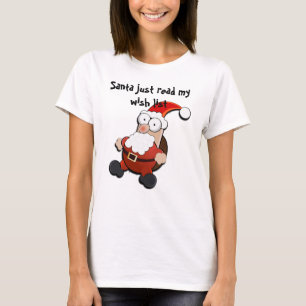 Schockierte Weihnachten des Weihnachtsmanns T-Shirt