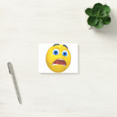 Schockierter Emoji-Entwurf Post-it Klebezettel (Büro)