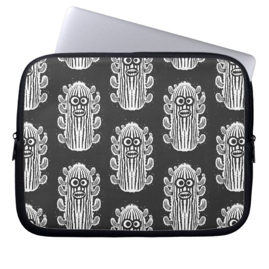 Schockkaktus Laptopschutzhülle (Vorderseite)
