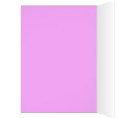 Schockrosa Schöne Rose Karte (Innen (Links))