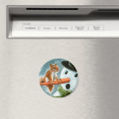 Schockschneeeichhörnchen Magnet (In Situ (Geschirrspüler))