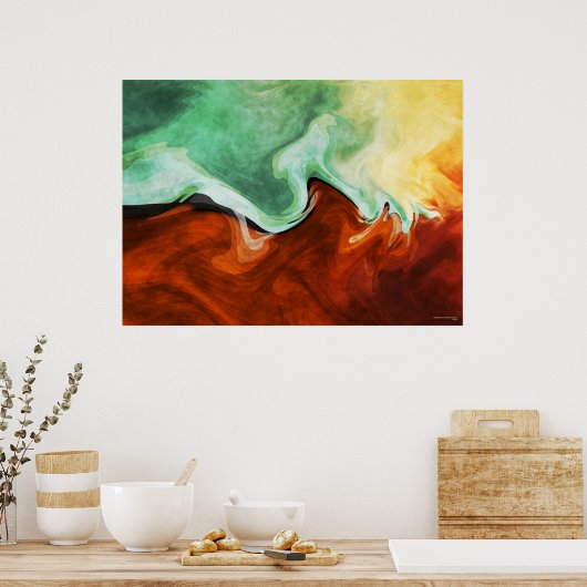 Schockwelle Poster (Küche)