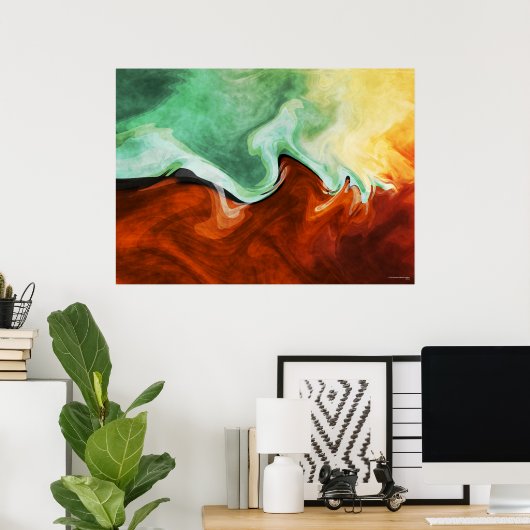 Schockwelle Poster (Heimbüro)