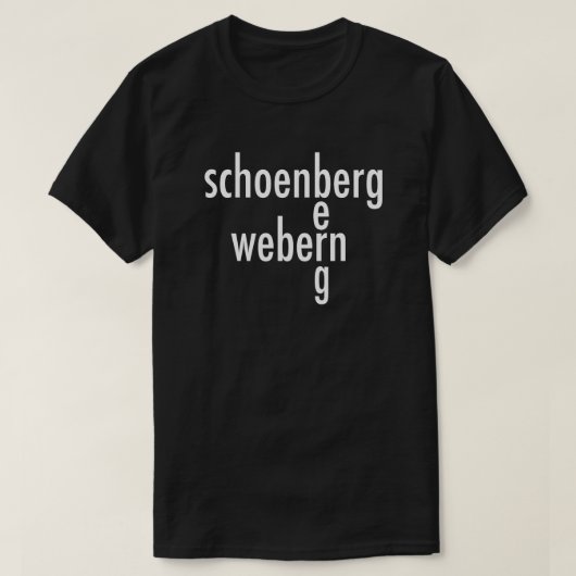 SCHOENBERG T-Shirt (Design vorne)