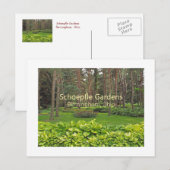 SCHOEPFLE GARDEN (OHIO) POSTCARD POSTKARTE (Vorne/Hinten)