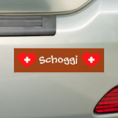 Schoggi (Schweizer Schokolade) Autoaufkleber (Auf Auto)
