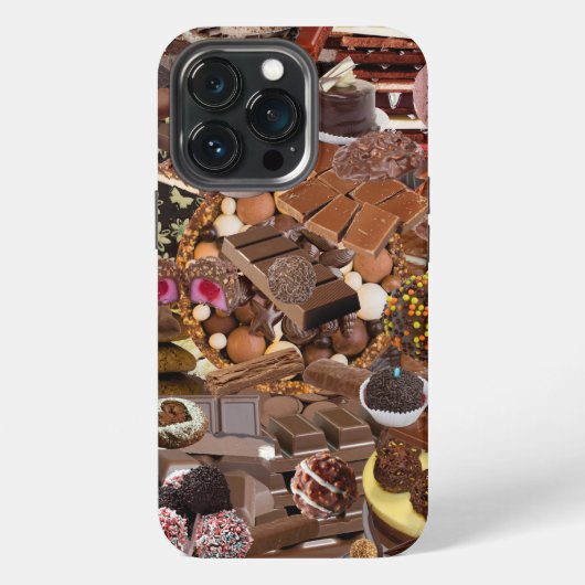 Schoko Überdosis iPhone Hülle (Hinten)