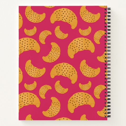 Schokocroissants notizblock (Rückseite)