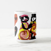 Schokokuss-Valentinstag-Tanz Kaffeetasse (Mittel)