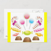 Schokolade3 Postkarte (Vorne/Hinten)