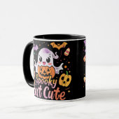 Schokolade, aber Niedlich | ExDesigner | Halloween Tasse (Vorderseite Links)