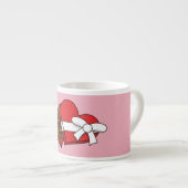 Schokolade am Valentinstag Espressotasse (Vorderseite Rechts)