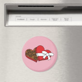 Schokolade am Valentinstag Magnet (In Situ (Geschirrspüler))