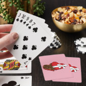 Schokolade am Valentinstag Spielkarten (In Situ)