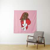 Schokolade am Valentinstag Wandteppich (Beispiel (Horizontal))