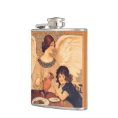 Schokolade Angel Französische Antike Flachmann (Links)