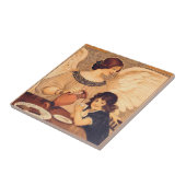 Schokolade Angel Französische Antike Fliese (Seite)