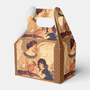 Schokolade Angel Französische Antike Geschenkschachtel