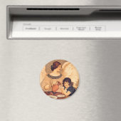 Schokolade Angel Französische Antike Magnet (In Situ (Geschirrspüler))