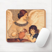 Schokolade Angel Französische Antike Mousepad (Mit Mouse)