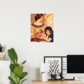 Schokolade Angel Französische Antike Poster (Heimbüro)