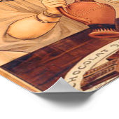 Schokolade Angel Französische Antike Poster (Ecke)