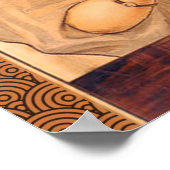 Schokolade Angel Französische Antike Poster (Ecke)