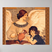 Schokolade Angel Französische Antike