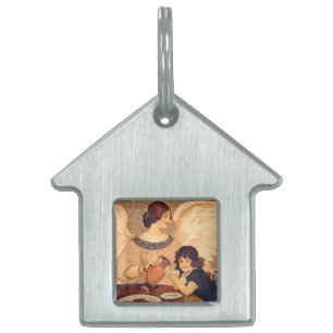 Schokolade Angel Französische Antike Tiermarke