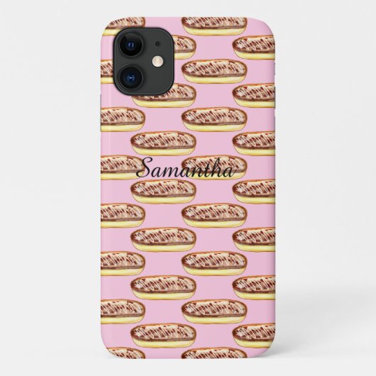 Schokolade Aquarellfarben Eclairs Donuts Case-Mate iPhone Hülle (Rückseite)