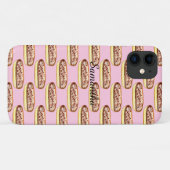 Schokolade Aquarellfarben Eclairs Donuts Case-Mate iPhone Hülle (Rückseite (Horizontal))