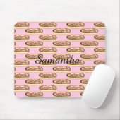 Schokolade Aquarellfarben Eclairs Donuts Mousepad (Mit Mouse)