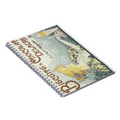 Schokolade Art Nouveau Frau Notizblock (Rechte Seite)