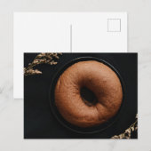 Schokolade Bagels Postkarte (Vorne/Hinten)