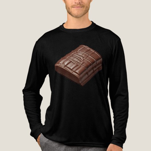 Schokolade Bar Bella+Leinwand Tri-Blend Shirt (Vorderseite)